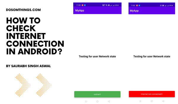 How to check internet connection in android(Dosomthings.com)