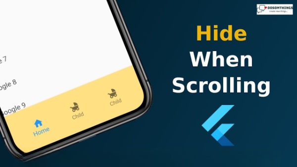 Hide Bottom Navigation Bar(Dosomthings)