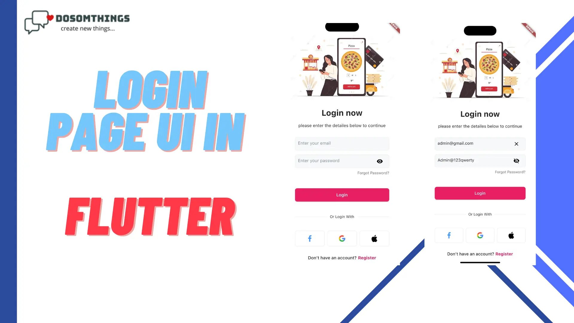 How to Build Login Page UI in Flutter