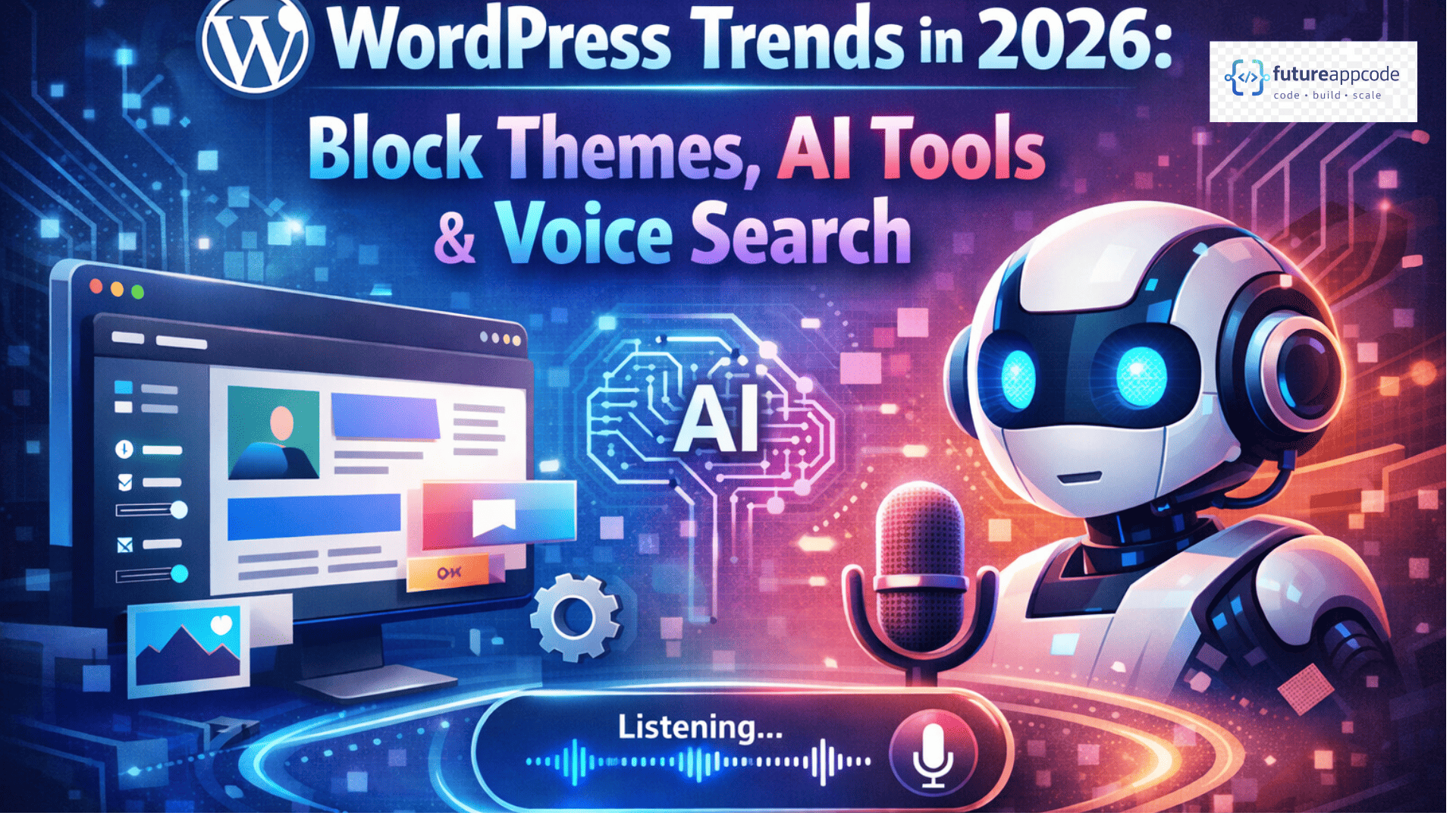 WordPress Trends in 2026 Block Themes, AI Tools & Voice Search